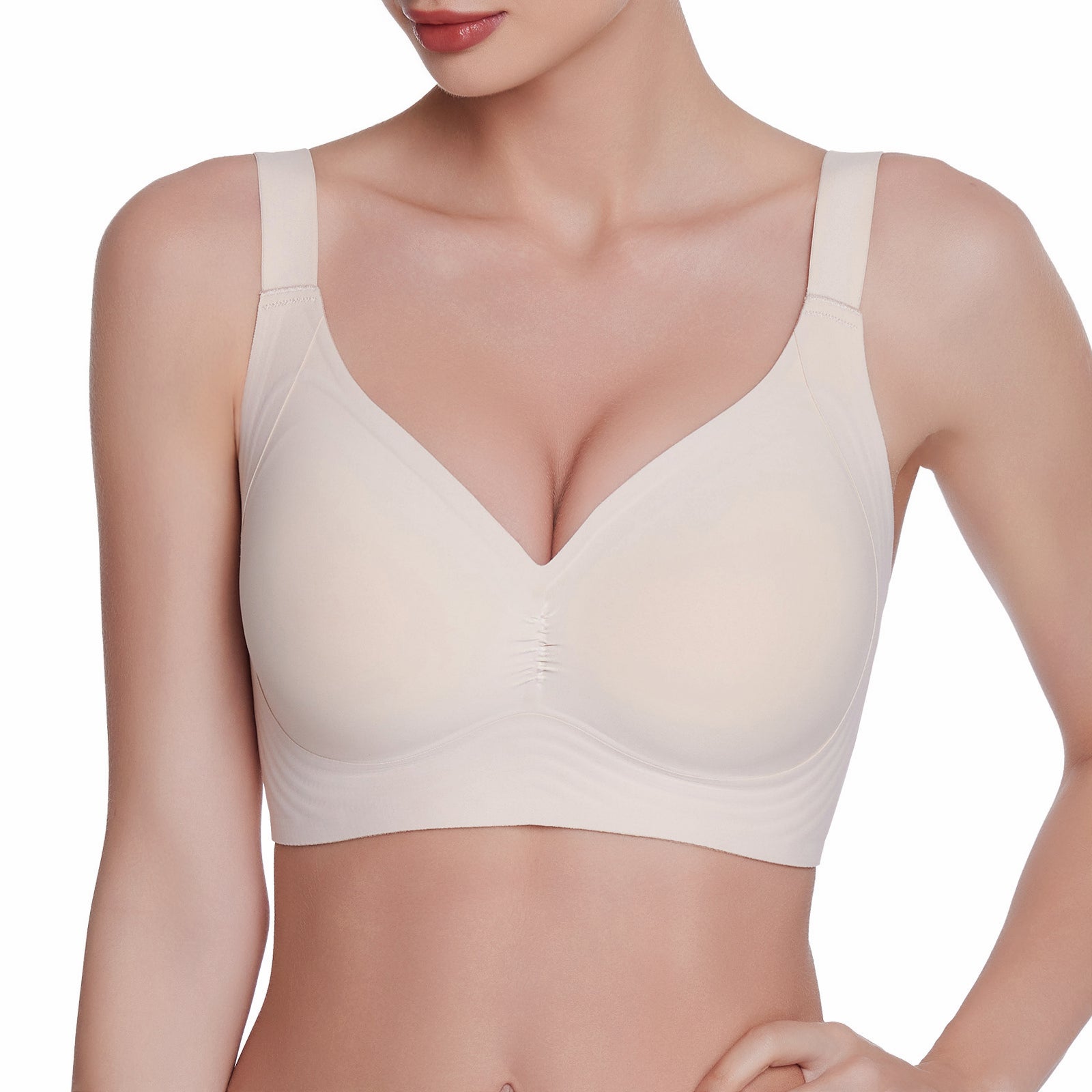 Women Wirefree Bras Full Coverage No Underwire Everyday Bras（OZB)